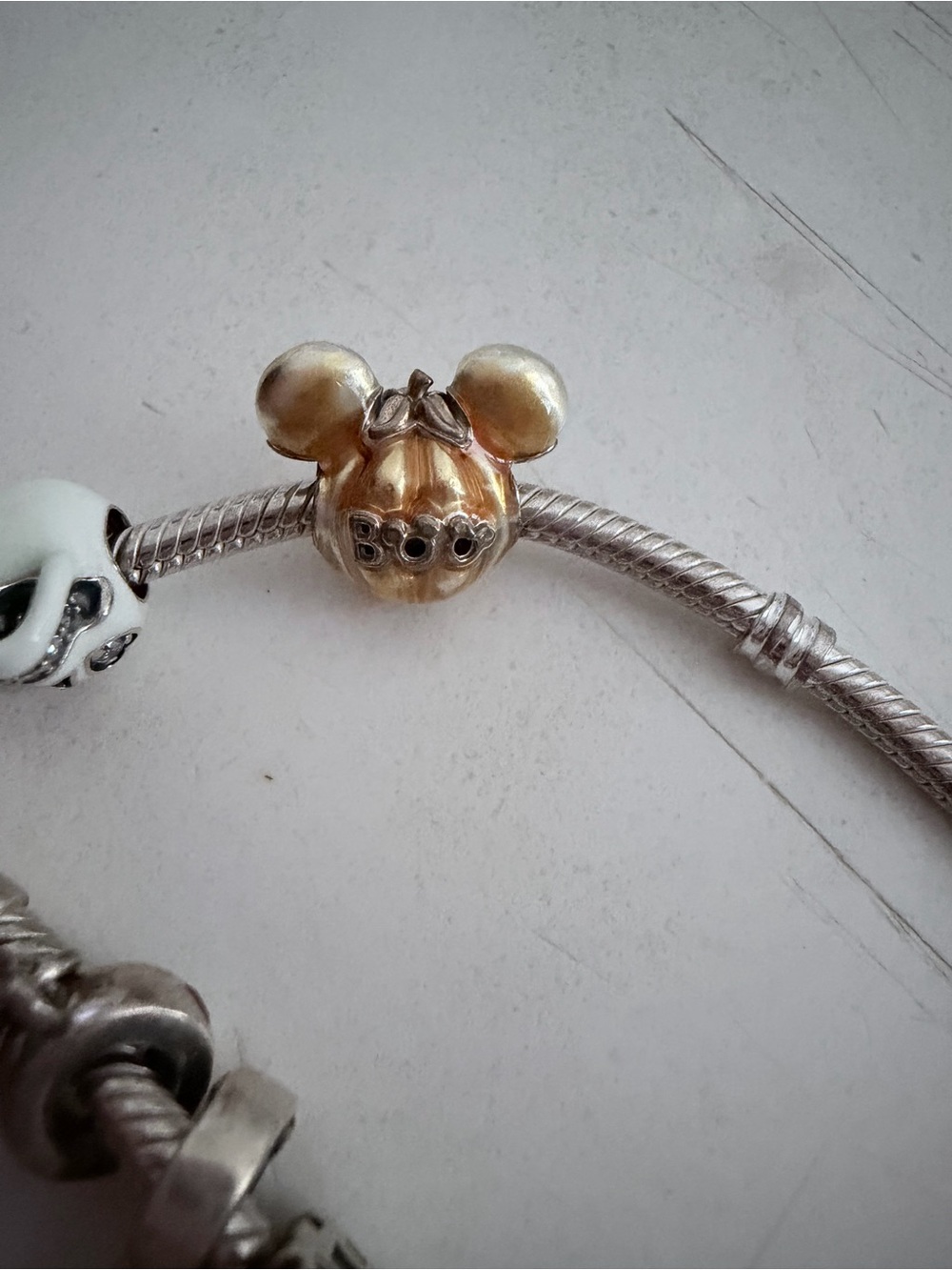 Mickey Halloween pumpkin Pandora charm